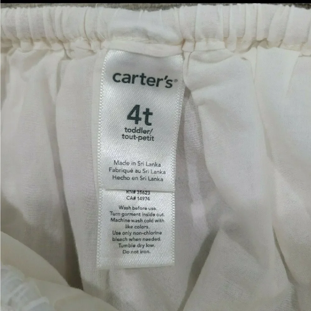 Carters size 4t